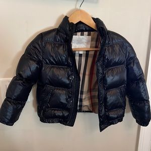 Authentic Burberry, goose coat boys, size 6